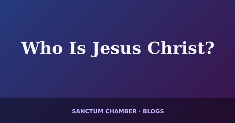 Who Is Jesus Christ?