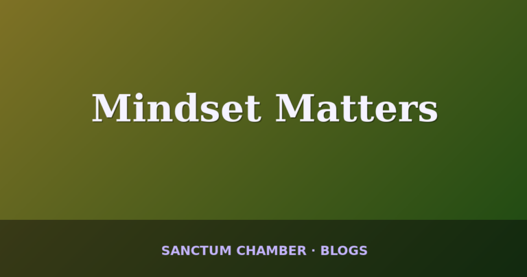 Mindset Matters