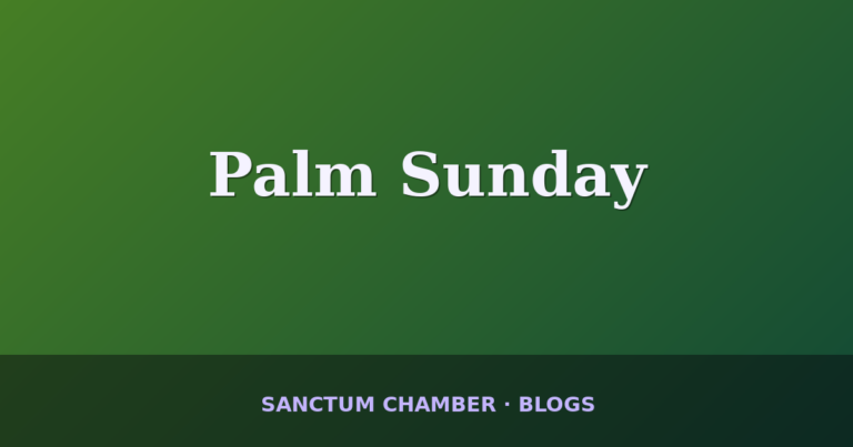 Palm Sunday