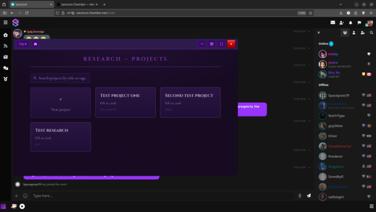 S.R.E. – (Sanctum Research Editor)